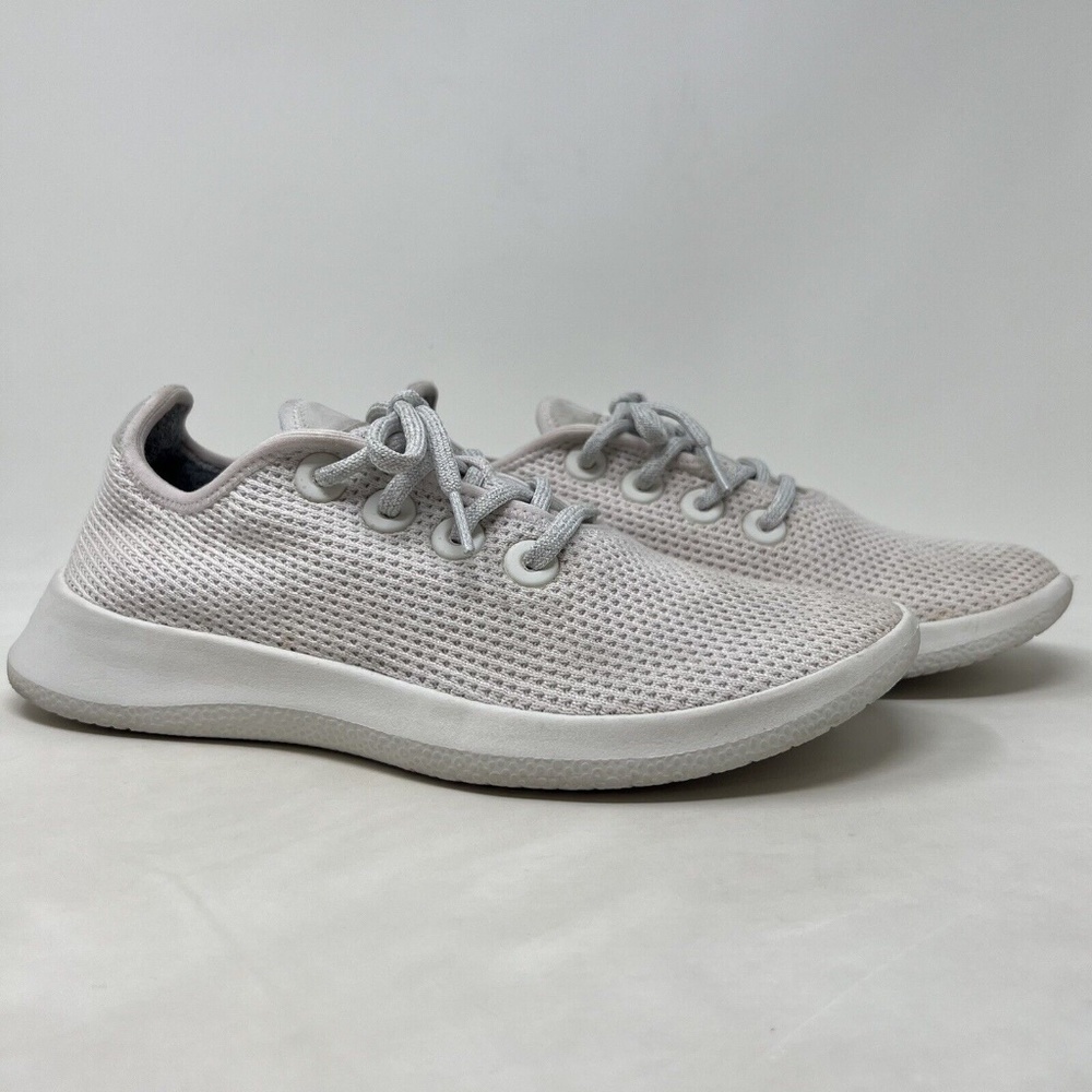 Allbirds Tree Runners Womens 9 Light Pink Shoes Knit Sneakers
